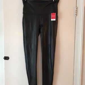 Spanx Faux Leather Leggings XL